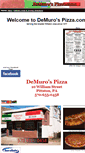 Mobile Screenshot of demurospizza.com